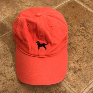Coral colored hat from the Black Dog